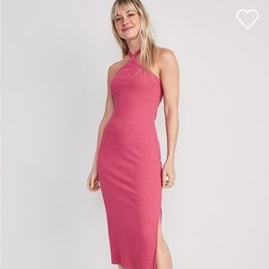 Old Navy Halter Midi Dress Size Large